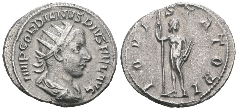 Gordian III AD 238-244. Antoninianus AR. Weight 3,99 gr - Diameter 20 mm.