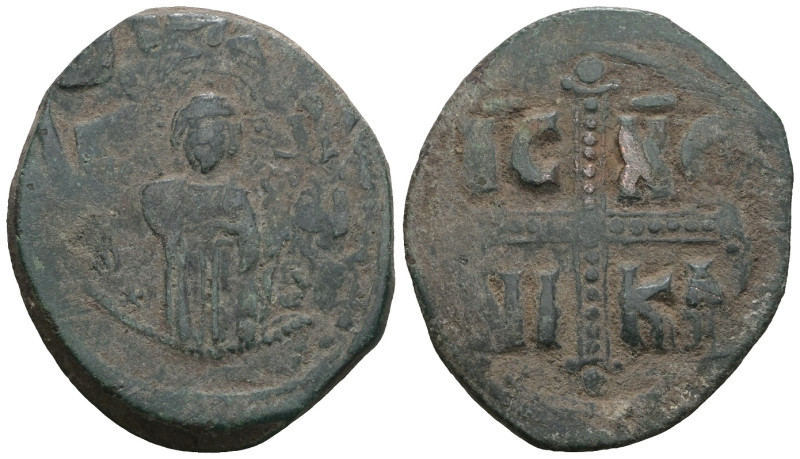 Anonymous Folles, time of Michael IV, circa 1034-1041. Follis. Weight 11,00 gr -...