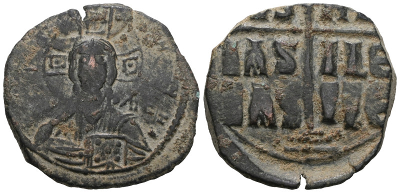 Anonymous, attributed to Romanus III (1028-1034) AE follis. Weight 7,62 gr - Dia...