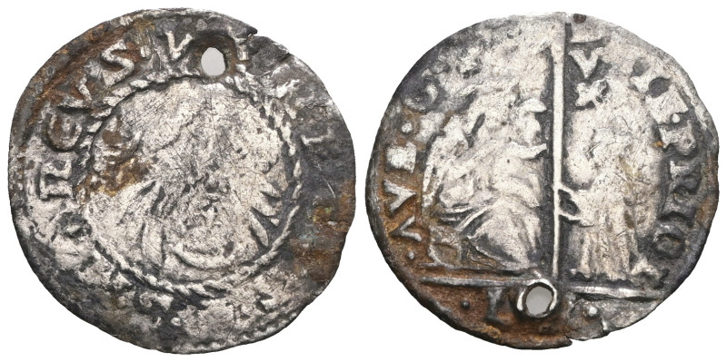 Medieval Coin AR. Weight 1,42 gr - Diameter 19 mm.