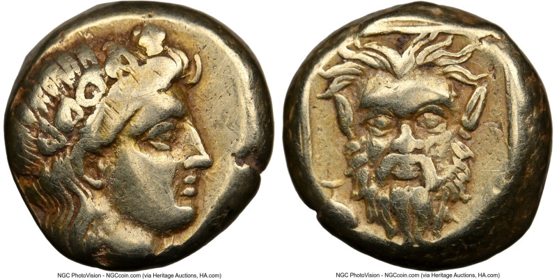 LESBOS. Mytilene. Ca. 377-326 BC. EL sixth-stater or hecte (10mm, 2.52 gm, 1h). ...