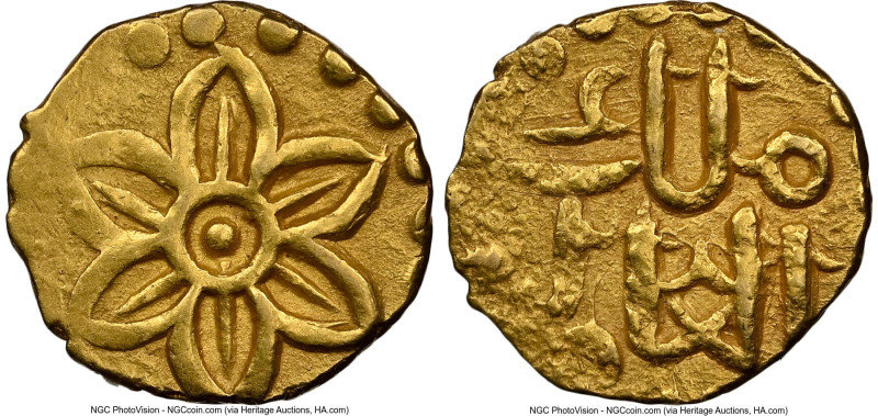 Patani-Kelantan gold Kupang ND (1600-1800) MS62 NGC, Flower type. 0.61gm. HID098...