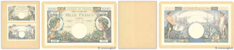 Country : FRANCE 
Face Value : 1000 Francs COMMERCE ET INDUSTRIE Épreuve 
Date :...