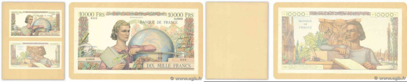 Country : FRANCE 
Face Value : 10000 Francs GÉNIE FRANÇAIS Épreuve 
Date : (1945...