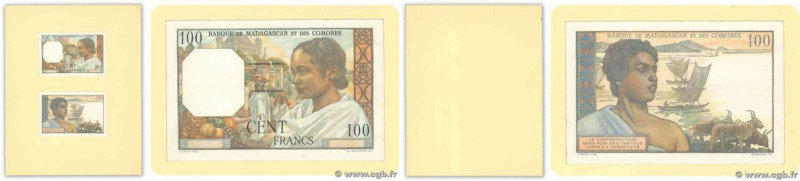 Country : MADAGASCAR 
Face Value : 100 Francs Épreuve 
Date : (1950) 
Period/Pro...