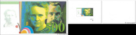 Country : FRANCE 
Face Value : 500 Francs CURIE Essai 
Date : (1991) 
Period/Province/Bank : Banque de France, XXe siècle 
Catalogue reference : NE.19...