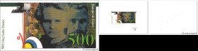 Country : FRANCE 
Face Value : 500 Francs CURIE Essai 
Date : (1990) 
Period/Province/Bank : Banque de France, XXe siècle 
Catalogue reference : NE.19...