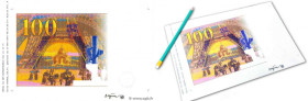 Country : FRANCE 
Face Value : 100 Francs EIFFEL Essai 
Date : 1993 
Period/Province/Bank : Banque de France, XXe siècle 
Catalogue reference : NE.199...