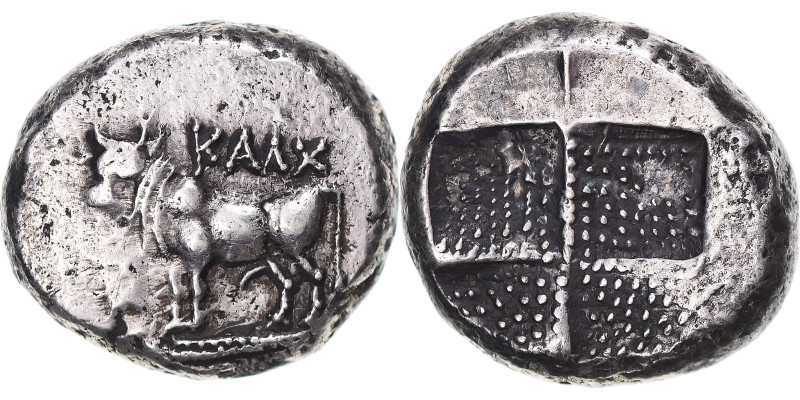 Coin, Bithynia, Tetradrachm, ca. 367/6-340 BC, Kalchedon, EF(40-45), Silver
Bul...