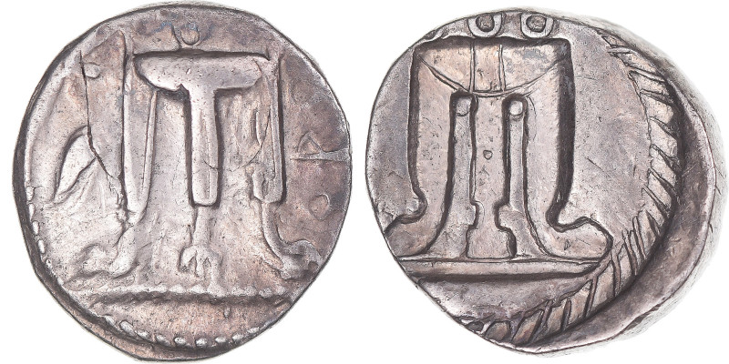 Coin, Bruttium, Stater, ca. 480-430 BC, Kroton, AU(50-53), Silver, HN Italy:2104...