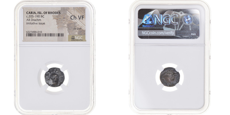 Coin, Caria, Drachm, 3rd-2nd century BC, Rhodes, graded, NGC, Ch VF, VF(30-35)
...