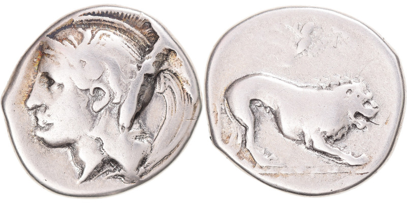 Coin, Lucania, Stater, 400-340 BC, Velia, VF(20-25), Silver, SNG-Cop:1540
Helme...