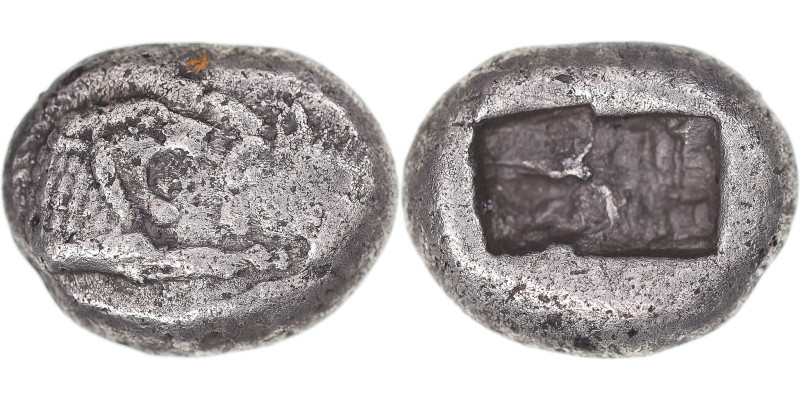 Coin, Lydia, Kroisos, Hemistater, ca. 564/53-550/39 BC, Sardes, VF(30-35)
Confr...