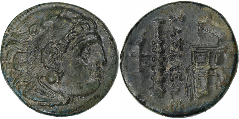 Kingdom of Macedonia, Alexander III the Great, Æ Unit, 323-310 BC, Asia Minor
B...