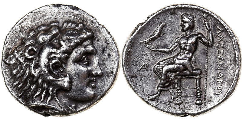 Alexander III the Great, Tetradrachm, 330-320 BC, Byblos, Silver, AU(55-58)
Hea...