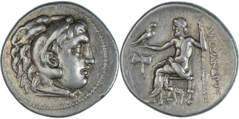 Coin, Kingdom of Macedonia, Demetrios Poliorketes, Drachm, ca. 300-295 BC
Head ...