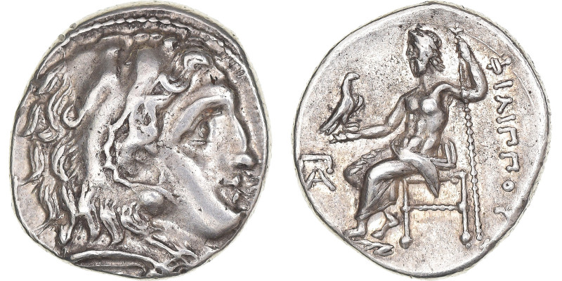 Coin, Kingdom of Macedonia, Philip III, Drachm, 323-317 BC, Kolophon, AU(50-53)...