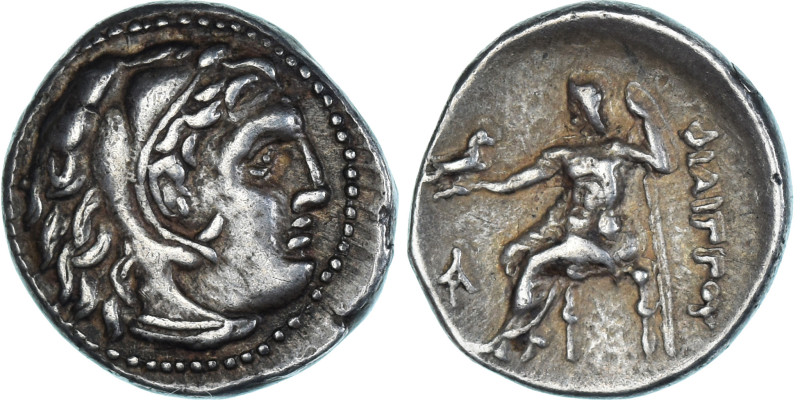 Coin, Philip III, Drachm, 323-317 BC, Magnesia, AU(55-58), Silver, Price:P61
He...