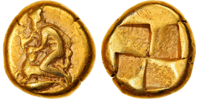 Mysia, Hekte, c. 475-410 BC, Kyzikos, Electrum, VF(20-25)
Kabeiros (chthonic di...