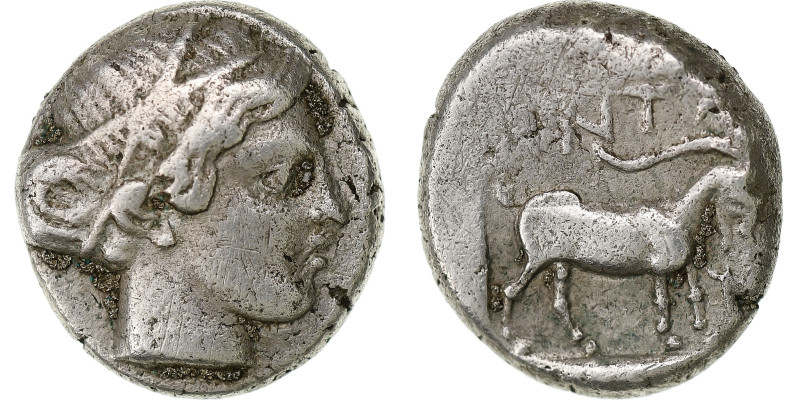 Drachm, Late 5th-early 4th century BC, Antandros, Silver, AU(50-53)
SNG Ashmole...