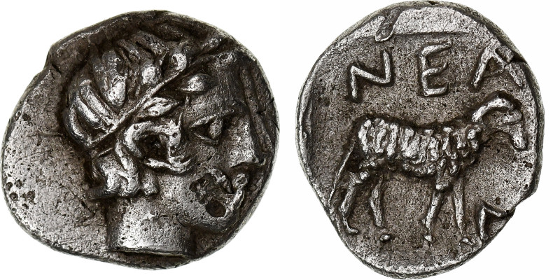 Troas, Obol, 4th century BC, Néandria, Silver, AU(55-58), SNG-vonAulock:7628
La...