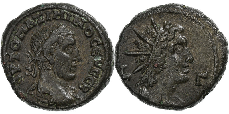 Maximinus I Thrax, Tetradrachm, 236-237, Alexandria, Billon, AU(50-53)
Bust of ...