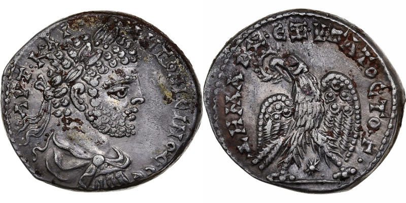 Seleucis and Pieria, Caracalla, Tetradrachm, 212-213, Laodicea ad Mare, Silver
...