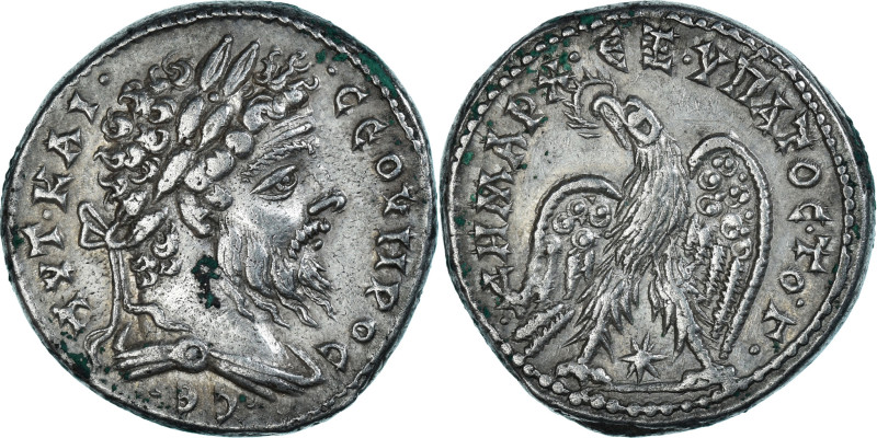 Coin, Seleucis and Pieria, Septimius Severus, Tetradrachm, 208-209, Laodicea
La...