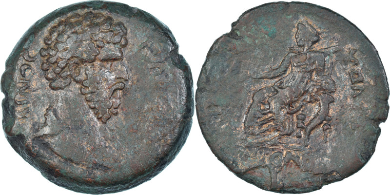 Coin, Egypt, Aelius Caesar, Drachm, 136-138, Alexandria, EF(40-45), Bronze
Bare...