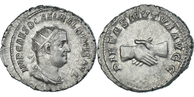 Coin, Balbinus, Antoninianus, 238, Rome, AU(50-53), Silver, RIC:IV-12
Radiate, ...