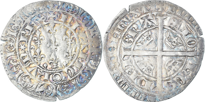 Coin, France, Jean II le Bon, Gros Blanc aux fleurs de lis, 1350-1364


COUNT...