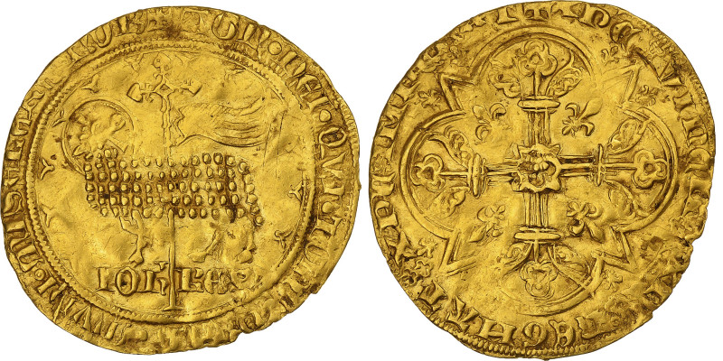 France, Jean II, Mouton d'or, 1355-1364, Gold, EF(40-45), Duplessy:291A
Paschal...