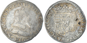 Coin, France, Henri II de Lorraine, Teston, ND (1610-1620), Nancy, VF(30-35)