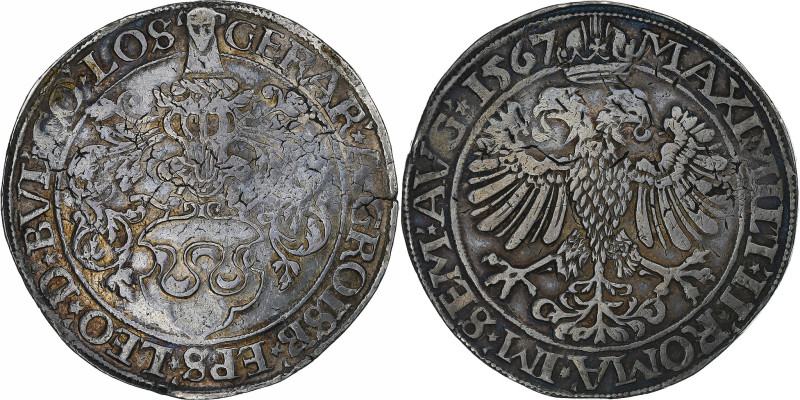 Prince-Bishopric of Liège, Gerard De Groesbeeck, Thaler, 1564-1580, Hasselt
Fro...