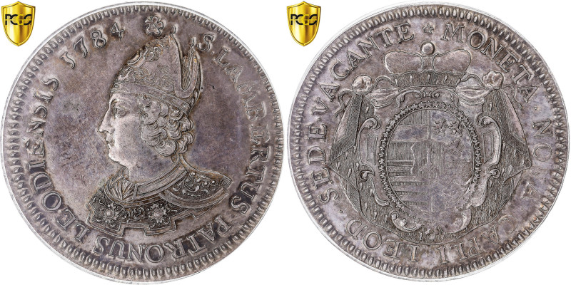 Prince-Bishopric of Liège, Sede Vacante, Patagon, 1784, Liege, Silver, PCGS
Lef...