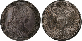 Austria, Charles VI, Thaler, 1733, Hall, Silver, MS(63)