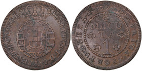 Coin, Angola, Jose I, Macuta, 1770, AU(55-58), Copper, KM:12