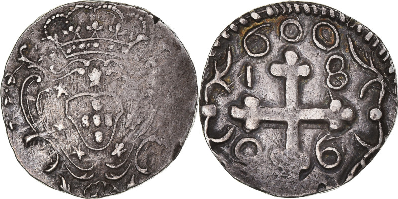Coin, INDIA-PORTUGUESE, GOA, Maria I, Rupia, 1806, Goa, AU(50-53), Silver
Crown...