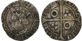 Principality of Catalonia, Alfonso IV, 1/2 Croat, 1416-1458, Perpignan, Silver