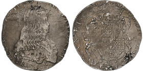 Duchy of Milan, Carlo II, Filippo, 1676, Milan, Silver, EF(40-45)