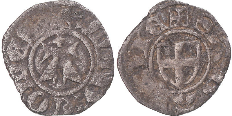 Coin, ITALIAN STATES, SAVOY, Amedeo VI, Obole blanche à l'écu, 1343-1383
Gothic...