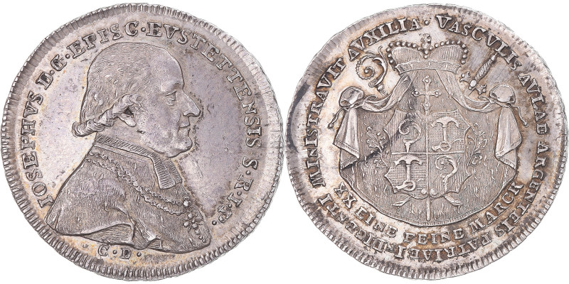 Coin, German States, EICHSTATT, Joseph of Stubenberg, 1/2 Thaler, 1796
Bust rig...