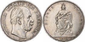 Kingdom of Prussia, Wilhelm I, Thaler, 1871, Berlin, Silver, AU(55-58), KM:500