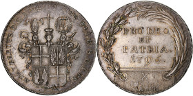 Germany, Adalbert von Harstall, Thaler, 1795, Fulda, Silver, AU(55-58)