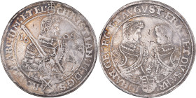 Coin, German States, SAXONY-ALBERTINE, Christian II, Johann Georg I and August