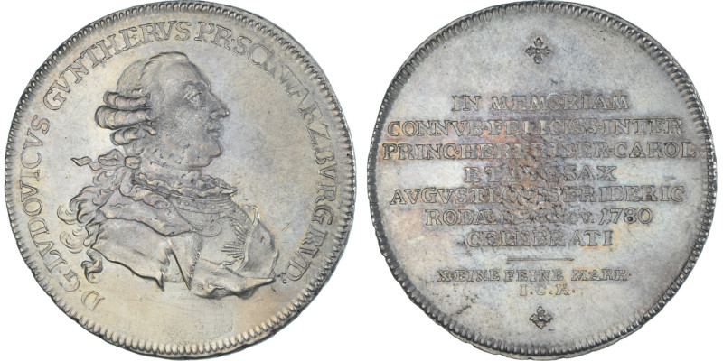 Coin, German States, SCHWARZBURG-RUDOLSTADT, Ludwig Günther II, Thaler, 1780
Dr...