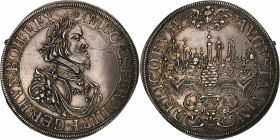 Free city of Augsburg, Ferdinand III, Thaler, 1641, Augsburg, Silver, AU(55-58)