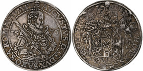 Electorate of Saxony, August I, Thaler, 1575, Dresden, Silver, EF(40-45)