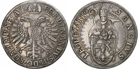 Abbeys of Murbach and Lüders, Thaler, 1630, Ensisheim, Silver, AU(50-53), KM:24