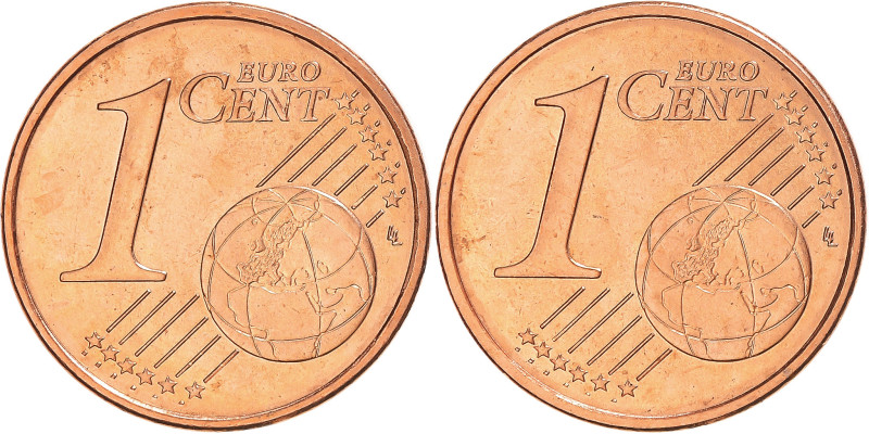 European Union, Euro Cent, Double Reverse Side, MS(63), Copper Plated Steel

...